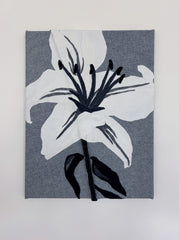 Isabel Bonilla, Denim Floral 5 - Original Artwork