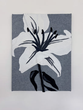 Isabel Bonilla, Denim Floral 5 - Original Artwork