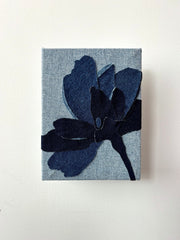 Isabel Bonilla, Denim Floral 1 - Original Artwork