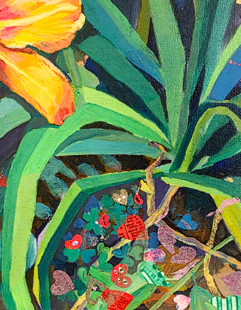 Jin Chyung, Beauty For A Day, All Summer Long  - Original Painting