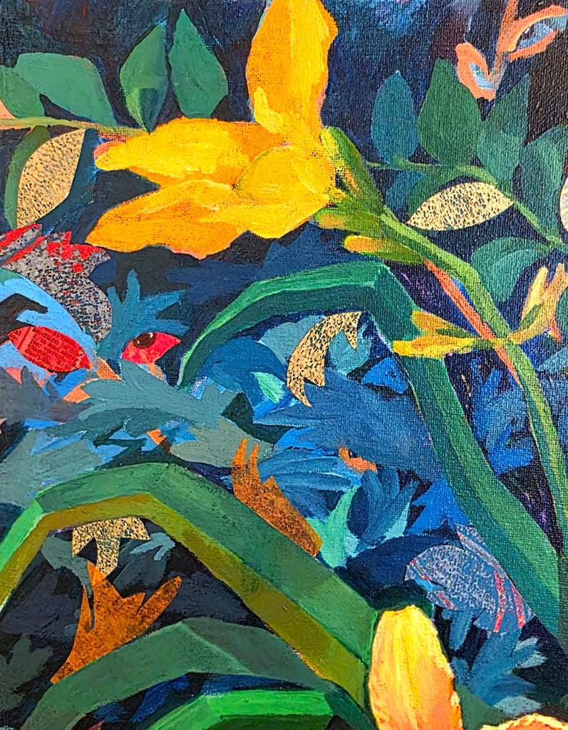 Jin Chyung, Beauty For A Day, All Summer Long  - Original Painting