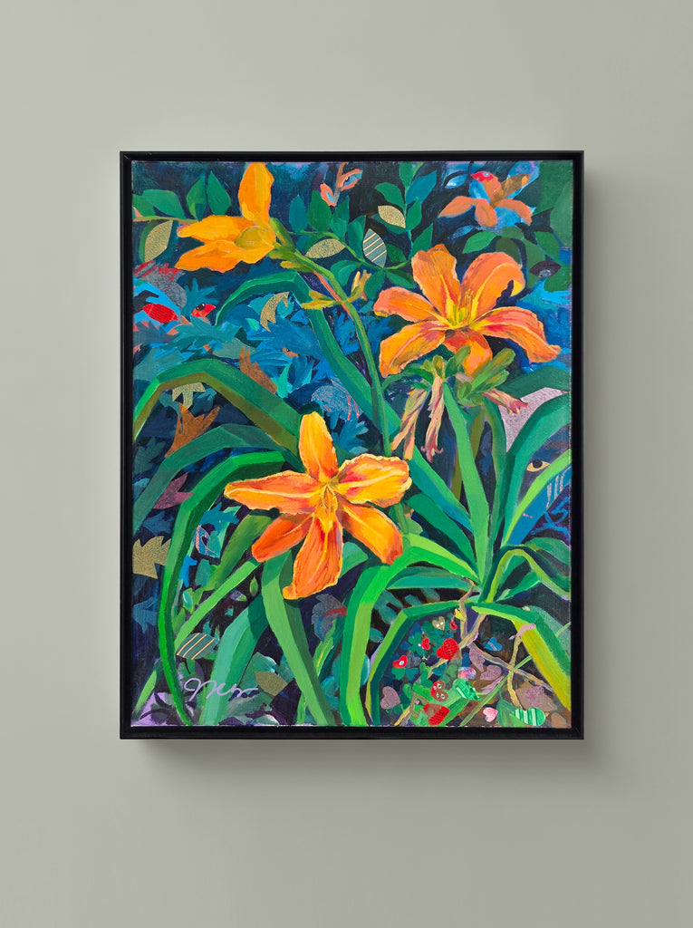 Jin Chyung, Beauty For A Day, All Summer Long  - Original Painting