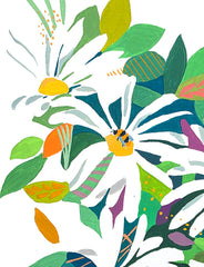 Jin Chyung, Daisies - Original Painting