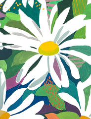 Jin Chyung, Daisies - Original Painting