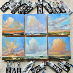 Jodi Miller, Petit Sky 555 - Pintura original