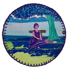 Juliana Naufel, Inner Peace is My Birthright, Original Artwork