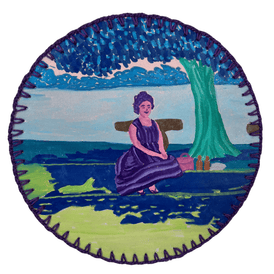 Juliana Naufel, Inner Peace is My Birthright, Original Artwork