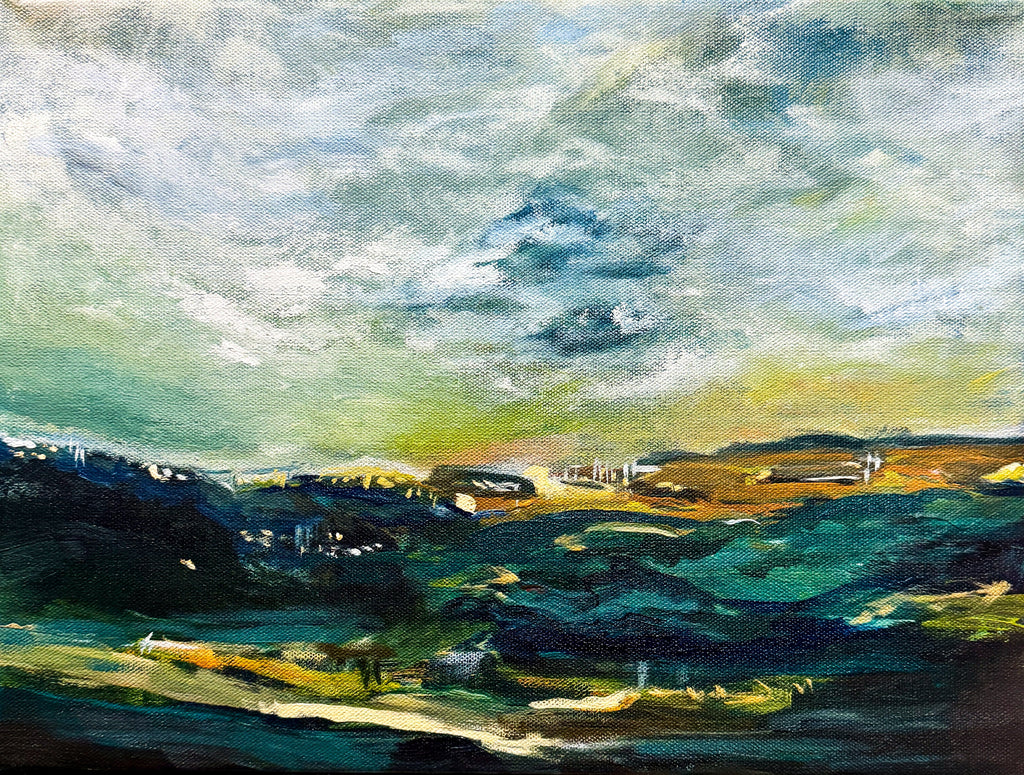 Kat Collins, Rolling Hills at Dusk - Original Painting
