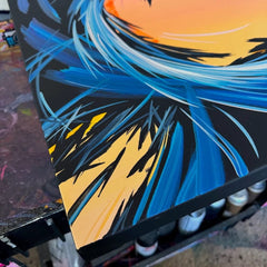 Michael Carini, I Am Not Where I Am Going...But I Will Get There (Infinool) - Original Painting