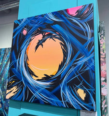 Michael Carini, I Am Not Where I Am Going...But I Will Get There (Infinool) - Original Painting
