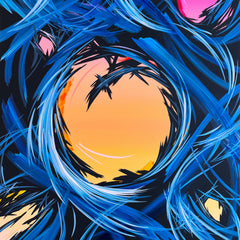 Michael Carini, I Am Not Where I Am Going...But I Will Get There (Infinool) - Original Painting
