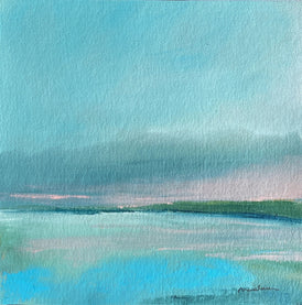 Neelam Padte, As The Sun Begins To Bed - Original Painting