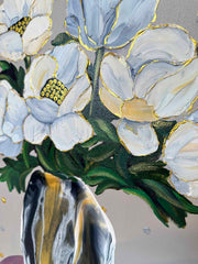 Neena Buxani floral painting contemporary art