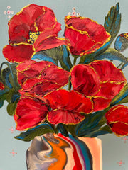 Neena Buxani floral painting affordable contemporary art