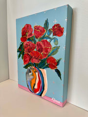 Neena Buxani floral painting affordable contemporary art