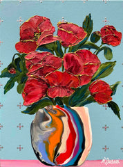 Neena Buxani floral painting affordable contemporary art