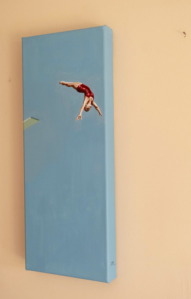 Phil Bower, Into the Blue - Original Painting
