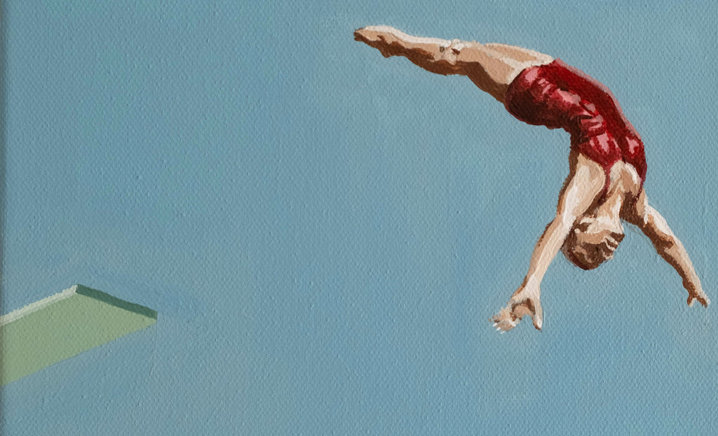 Phil Bower, Into the Blue - Original Painting