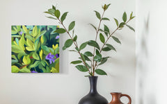 Rebecca Bender, Peaceful Purple - Original Painting