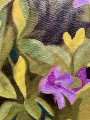 Rebecca Bender, Peaceful Purple - Original Painting