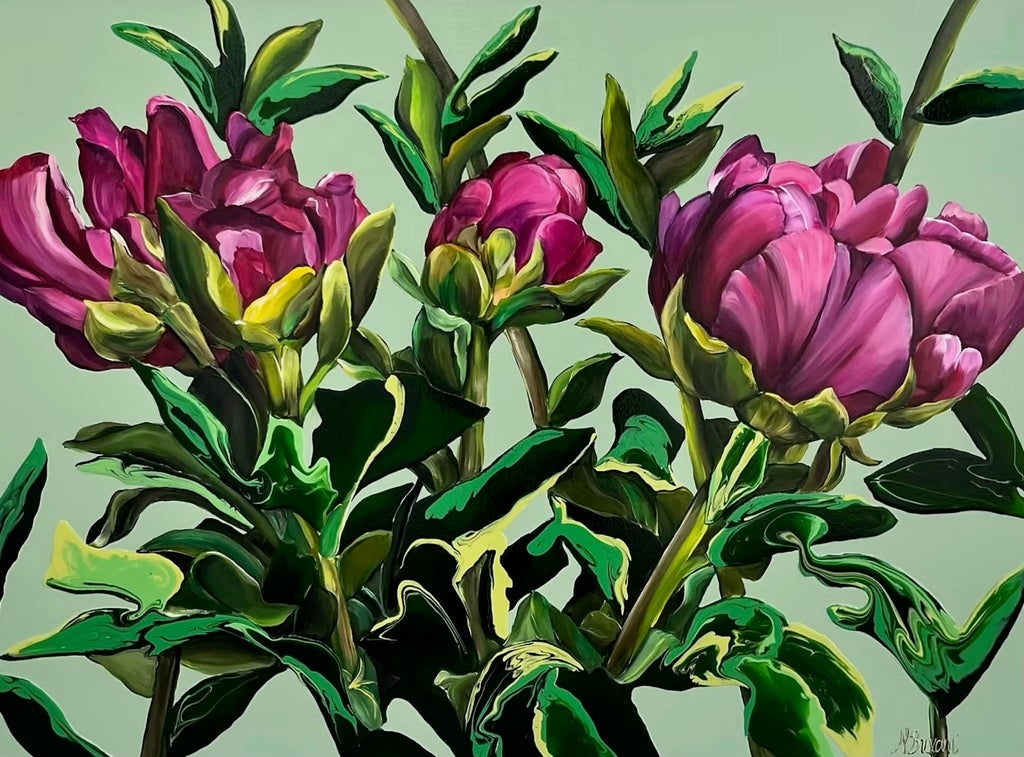 Neena Buxani, Peonies, Always - Original Painting