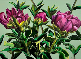 Neena Buxani, Peonies, Always - Original Painting