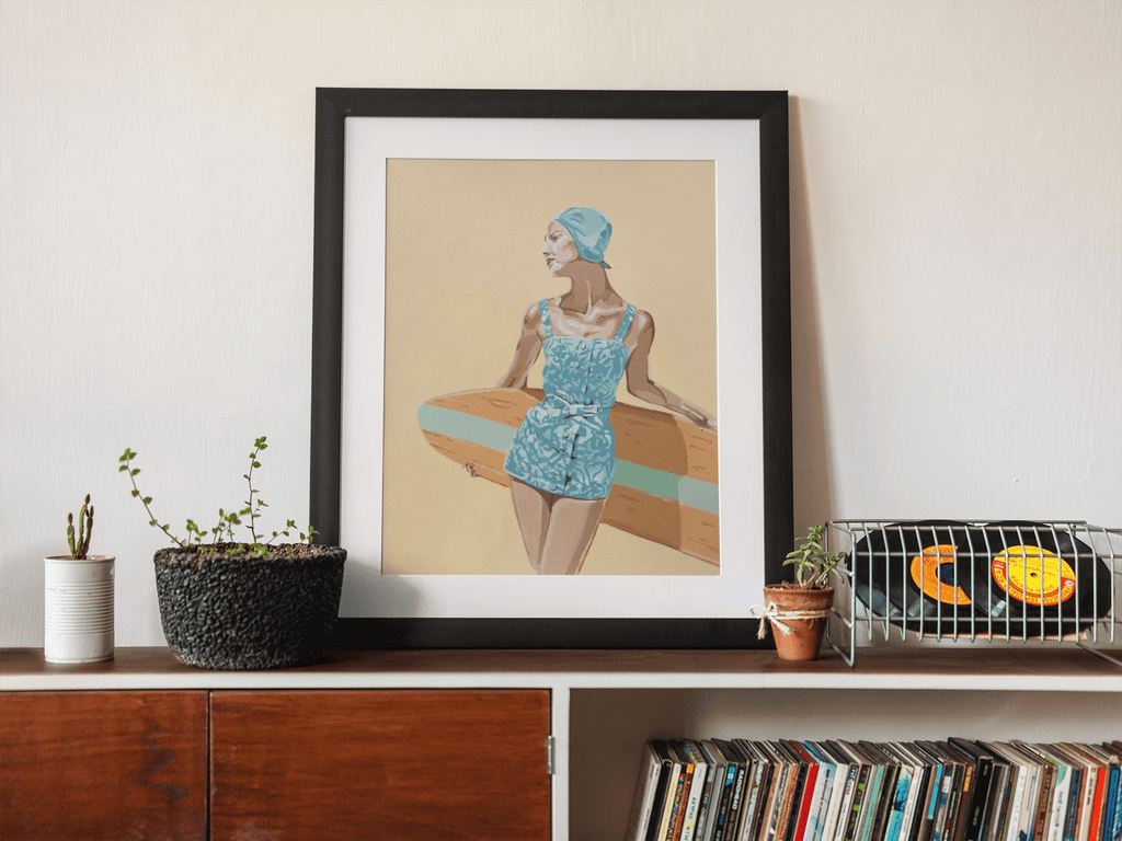Phil Bower, Summer Surf Styling - Original Painting