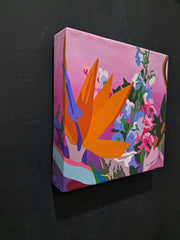 Simone Bailey Campbell, Pink Joy Small - Original Painting