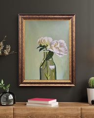 Piya Samant original gouache floral painting