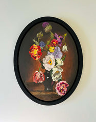 Piya Samant floral oil painting