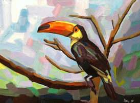 Piya Samant, Toucan - Original Painting