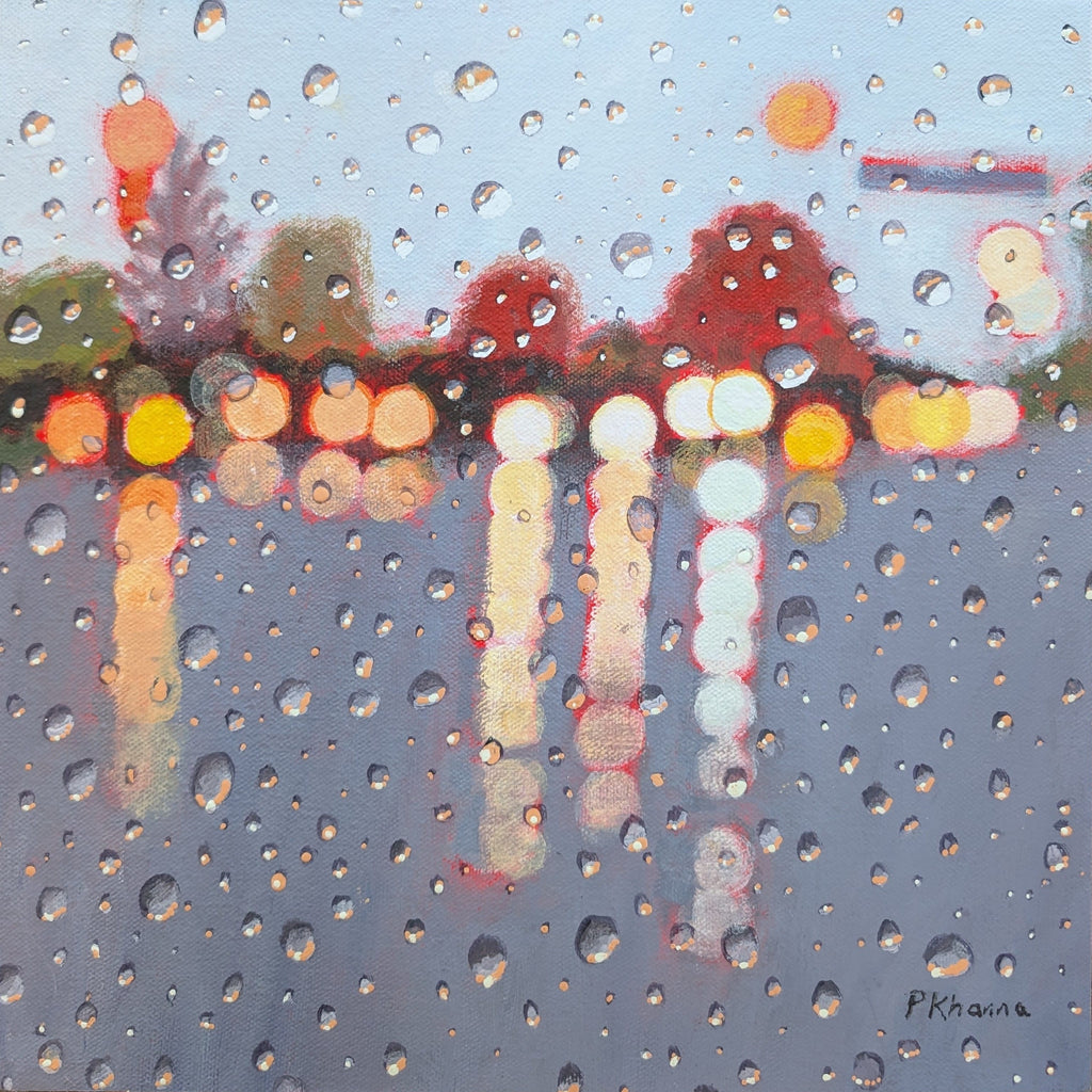 Poonam Khanna, Bokeh Whispers 3 - Original Painting