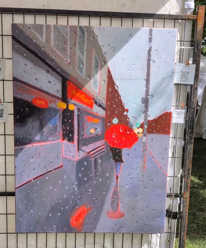 Poonam Khanna, Neon Lights 5 - Original Painting