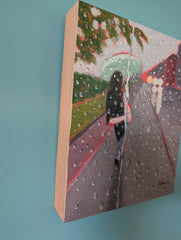 Poonam Khanna, Beneath the Turquoise Canopy - Original Painting