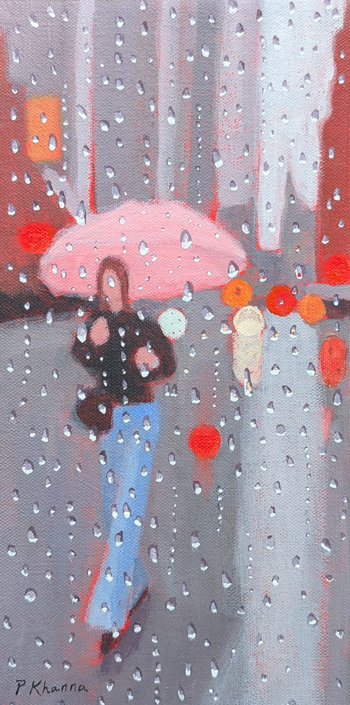 Poonam Khanna, Electric Anticipation - Original Painting