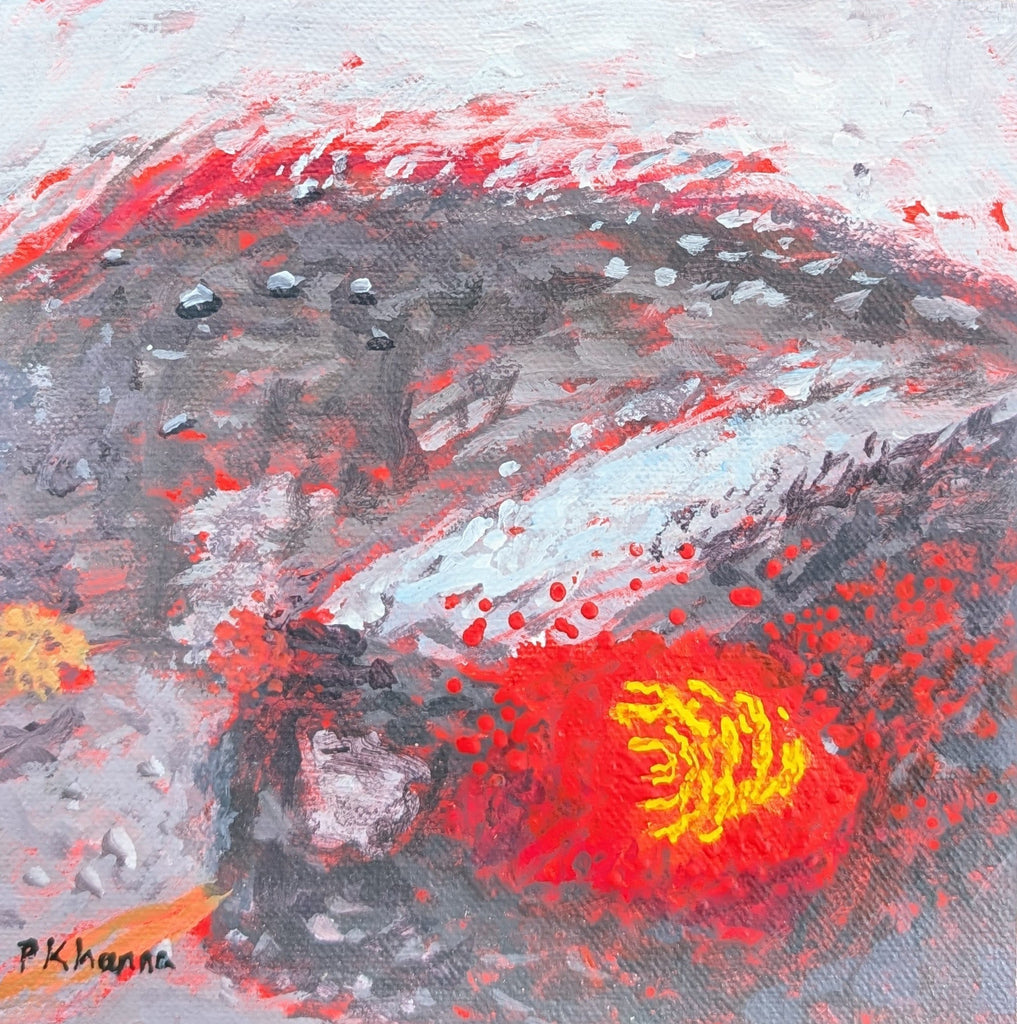 Poonam Khanna, Eye in the Storm - Original Painting