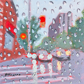 Poonam Khanna, Just Around the Corner - Original Painting