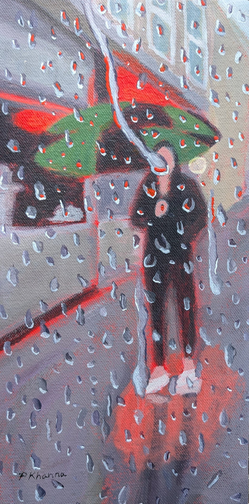 Poonam Khanna, Neon Lights 5 - Original Painting