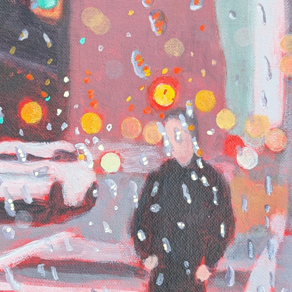 Poonam Khanna, Rainlit Boulevard 3 - Original Painting