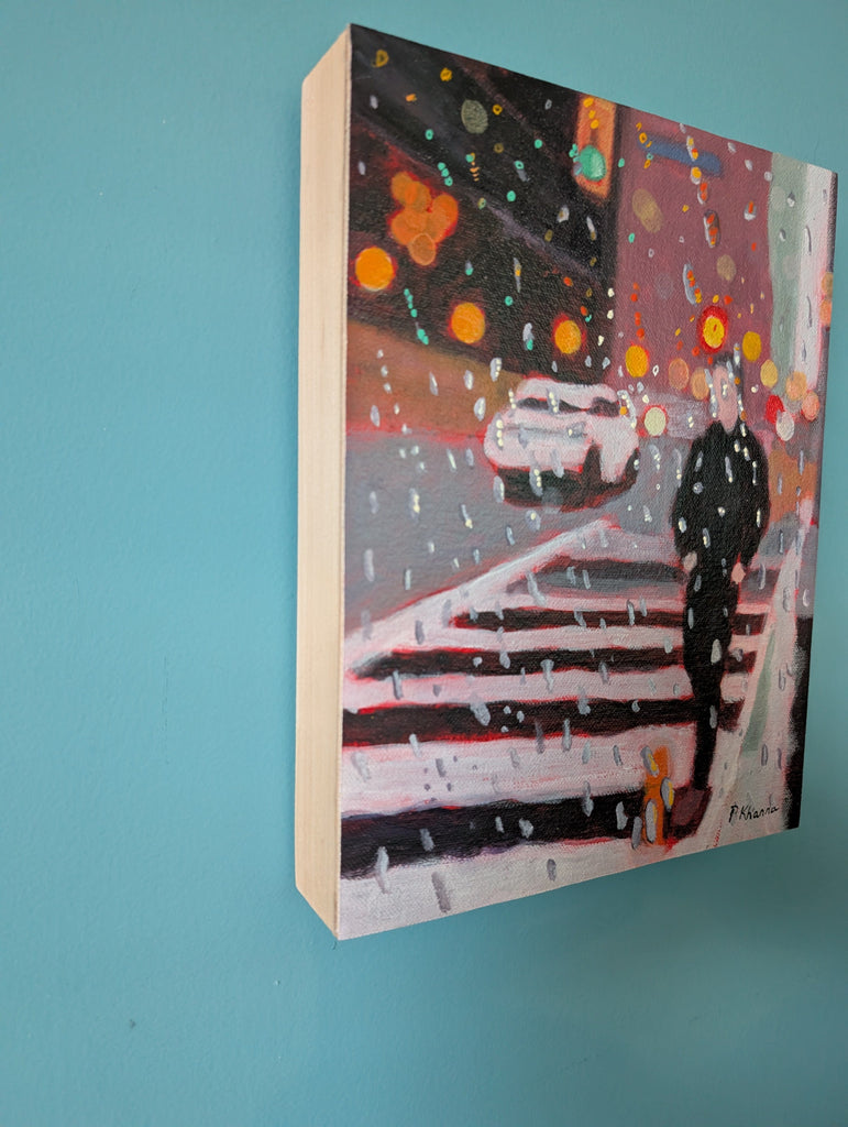 Poonam Khanna, Rainlit Boulevard 3 - Original Painting
