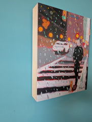 Poonam Khanna, Rainlit Boulevard 3 - Original Painting