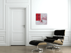 Poonam Khanna, Riding Raindrops - Original Painting