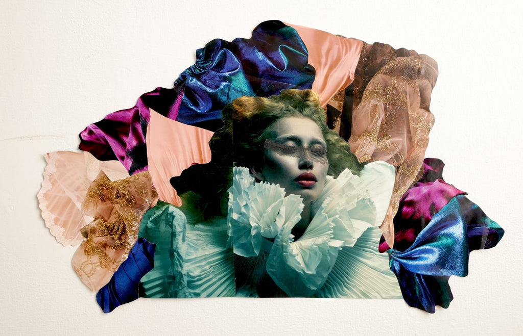 Tracy von Ahsen, Power & Grace - Original Analog Collage