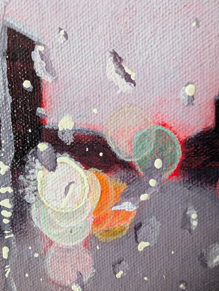 Poonam Khanna, Rain-Soaked Boulevard 6 - Original Painting