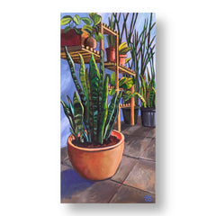 Samantha Wood, Grounded Plants - Original Painting