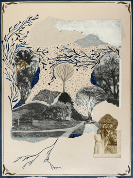 Twiggy Boyer, Blindspots - Original Collage