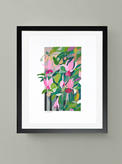 Jin Chyung, Twilight Fuchsia - Original Painting