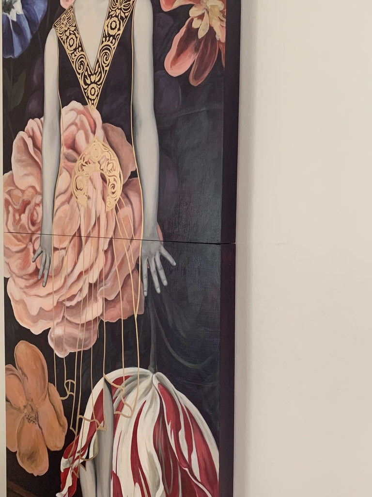 Shawna Gilmore, She Finally Stopped To Smell The Roses - Original Painting