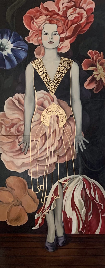Shawna Gilmore, She Finally Stopped To Smell The Roses - Original Painting