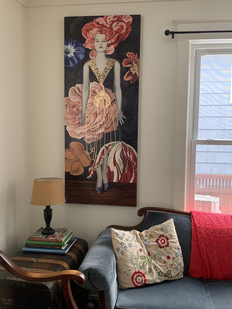 Shawna Gilmore, She Finally Stopped To Smell The Roses - Original Painting